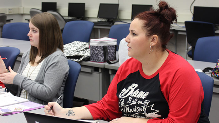 Students listening attentively in a Neosho classroom.