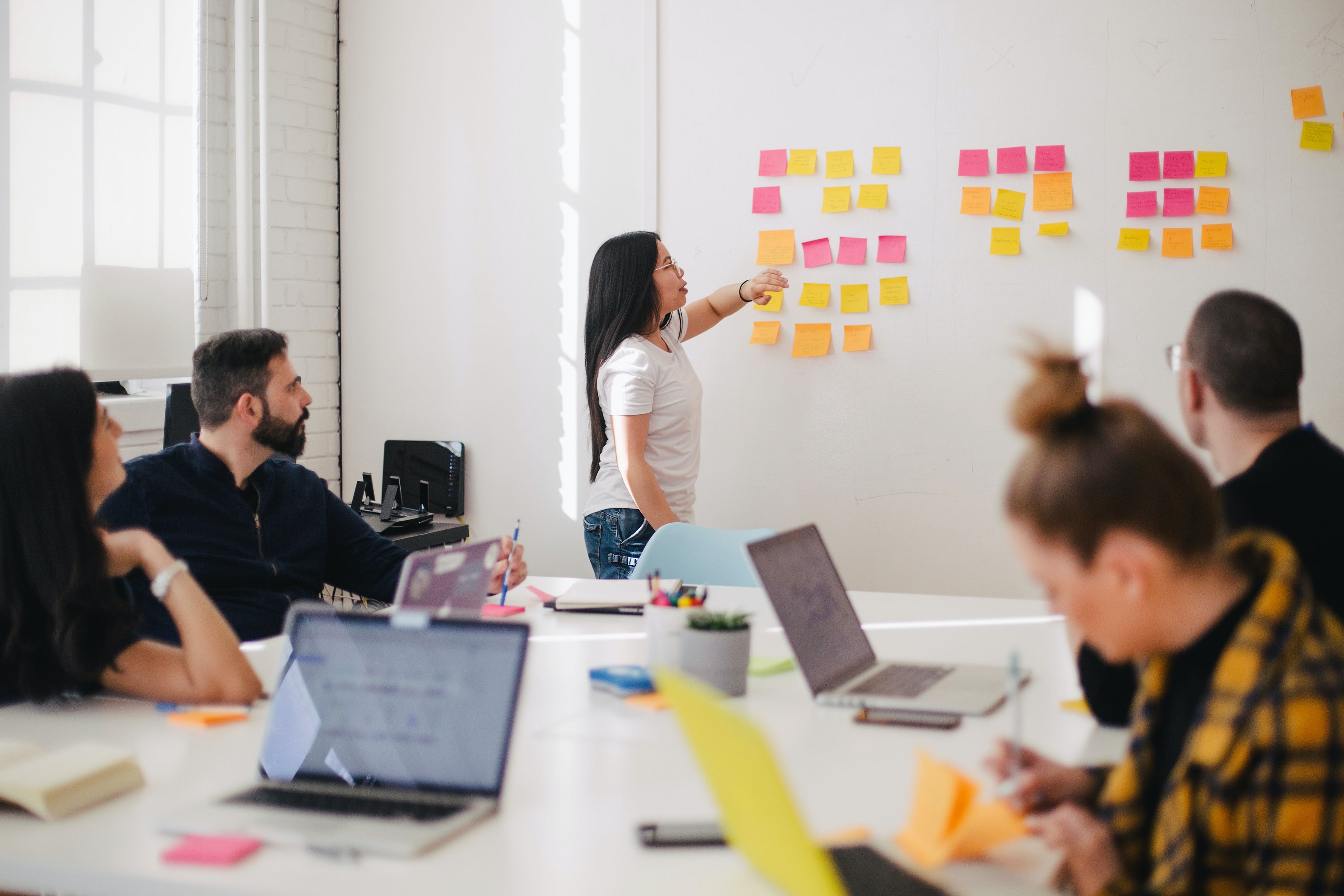 Focus group brainstorming a topic